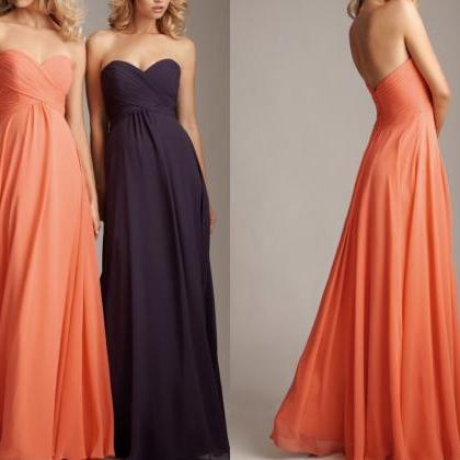 Long Prom Dresses, Formal Dress, Long Bridesmaid..
